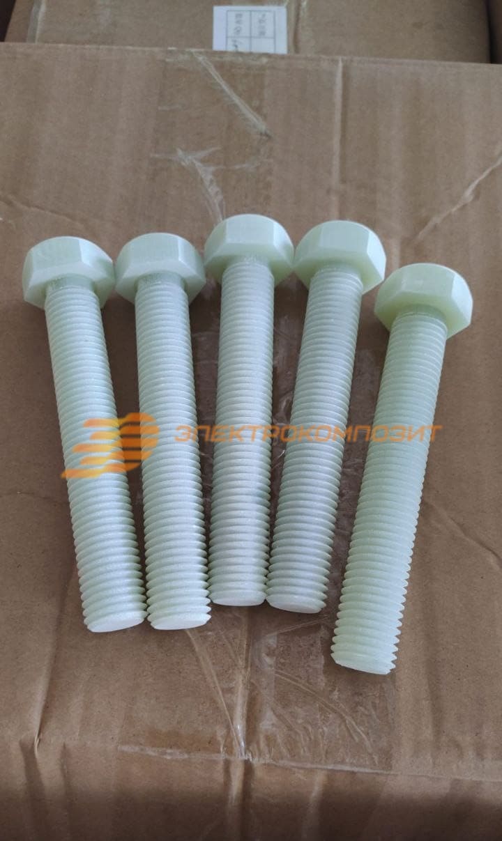 Bolts from fiberglass laminate