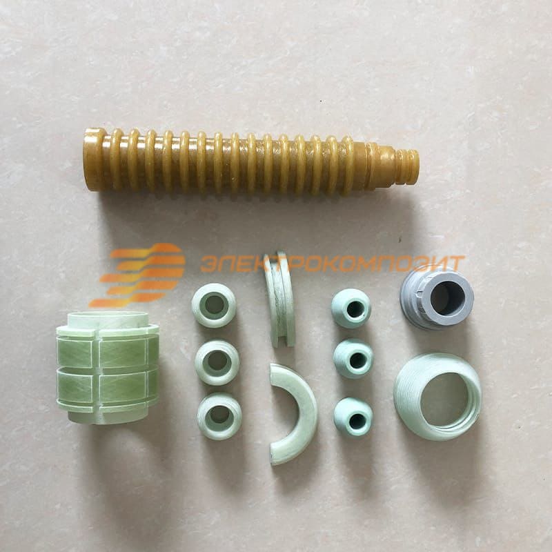 Insulators from fiberglass laminate